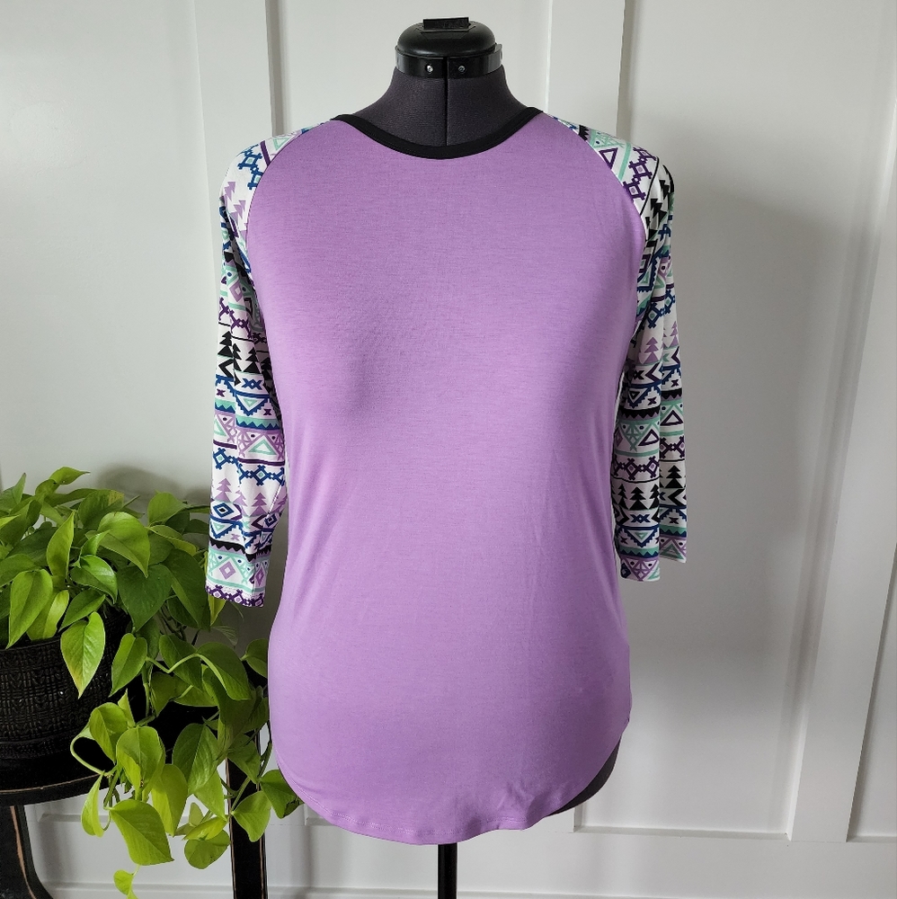NWT LuLaRoe Top "Randy" Long Sleeve XL